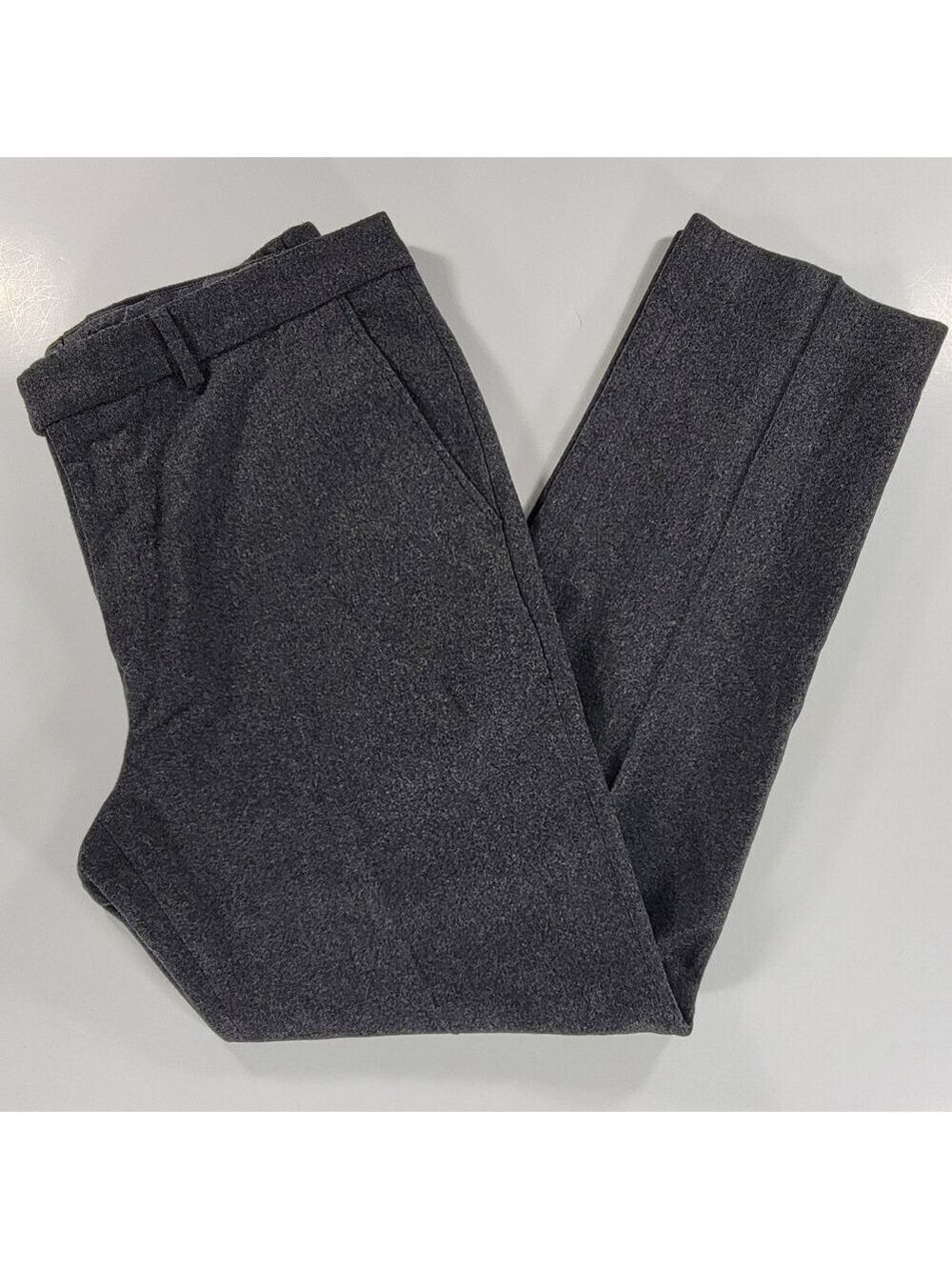 Todd Snyder New York Mens Wool Flannel Dress Pants Dark Gray Mens 35x32 Warm